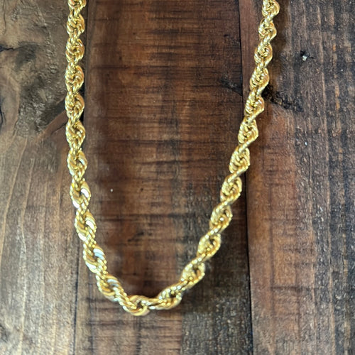 6mm 14K GOLD FILLED CHAIN ONLY- Select Length