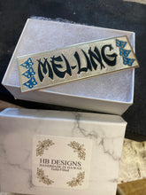 Engraved Gold Filled SLIDER Name Plate (10 letters)