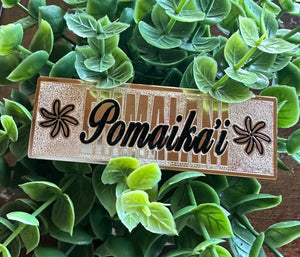 Engraved Gold Filled SLIDER Name Plate (10 letters)