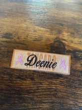 Engraved Gold Filled SLIDER Name Plate (10 letters)