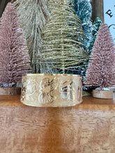 🌟 24mm or 32mm Engraved PATTERN🌟RAW EDGE GOLD FILLED BRACELET ONLY- Includes 10 letters 1st letter capital FINAL SALE (Read whole listing carefully)