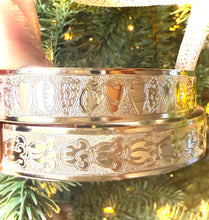 🌟NEW Engraved PATTERN🌟12mm, 15mm, or 20mm RAW GOLD FILLED BRACELET ONLY- Includes 10 letters 1st letter capital FINAL SALE (Read whole listing carefully)