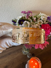 🌟 24mm or 32mm Engraved PATTERN🌟RAW EDGE GOLD FILLED BRACELET ONLY- Includes 10 letters 1st letter capital FINAL SALE (Read whole listing carefully)