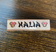 Engraved Gold Filled SLIDER Name Plate (10 letters)