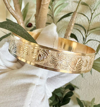 🌟NEW Engraved PATTERN🌟12mm, 15mm, or 20mm RAW GOLD FILLED BRACELET ONLY- Includes 10 letters 1st letter capital FINAL SALE (Read whole listing carefully)