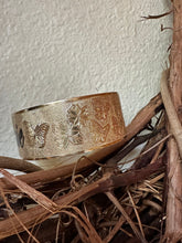 🌟 24mm or 32mm Engraved PATTERN🌟RAW EDGE GOLD FILLED BRACELET ONLY- Includes 10 letters 1st letter capital FINAL SALE (Read whole listing carefully)