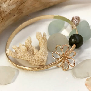 4mm Tahitian or Edison Pearl Gold Filled Bracelet