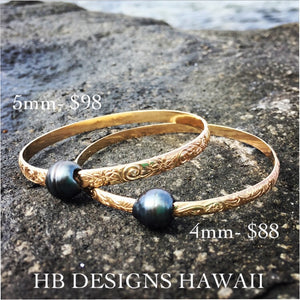 Heirloom Bracelet With Tahitian or Edison Pearl