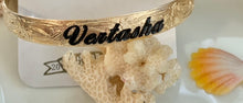 8mm Neat Script Font Bracelet- Includes 10 letters 1st letter capital