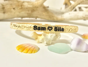 6mm Normal Font Bracelet