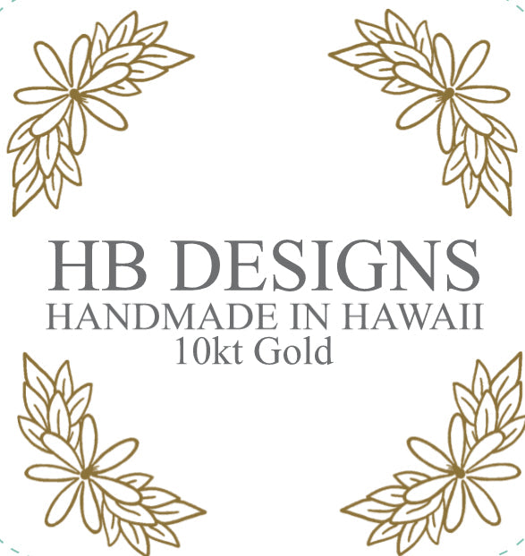 10KT 12mm or 15mm Hawaiian Bracelet