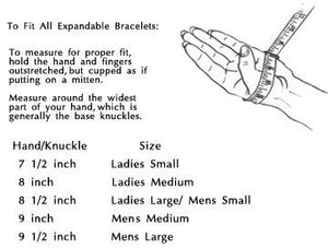 8mm Neat Script Font Bracelet- Includes 10 letters 1st letter capital