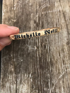 5mm Hawaiian Font Bracelet