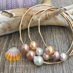 12 Gauge Tri Color Pearl Bangle