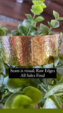 12mm Round Leafy Vine BRACELET RAW GOLD FILLED ONLY- Includes 10 letters 1st letter capital FINAL SALE (Read whole listing carefully)