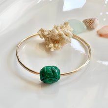 12 Gauge NATURAL MYANMAR/BURMESE JADE Bangle